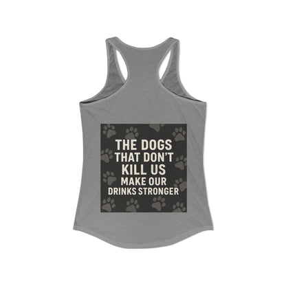 Drinks Stronger Women's Racerback Tank