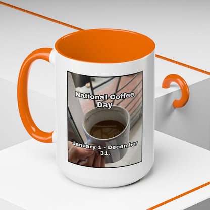 National Coffee Day 2-Tone Coffee Mug
