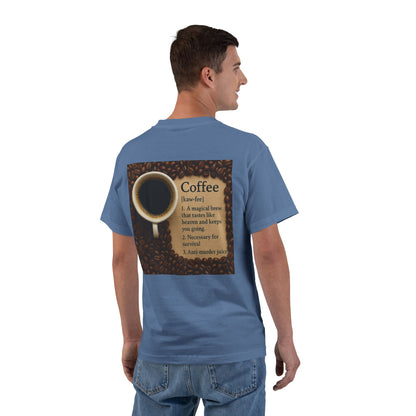 Coffee Definition Men's Short-Sleeve Crewneck Tee
