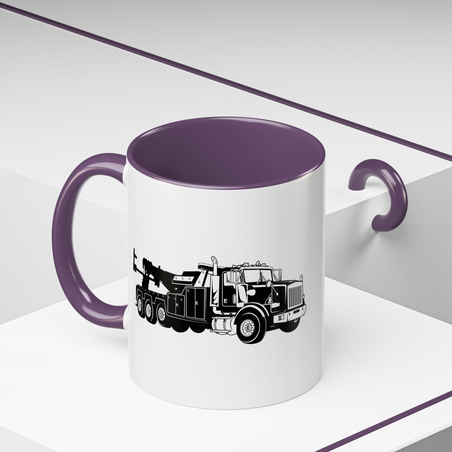 Heavy Tow Truck 2-Tone Coffee Mug