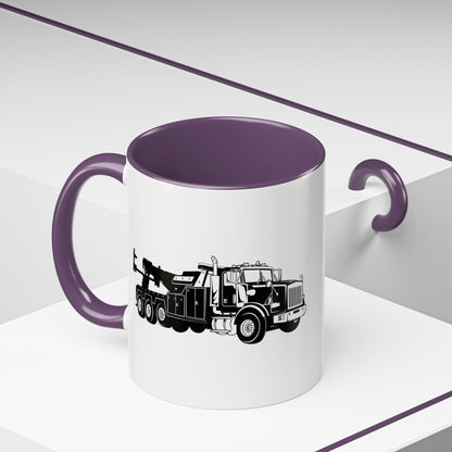 Heavy Tow Truck 2-Tone Coffee Mug