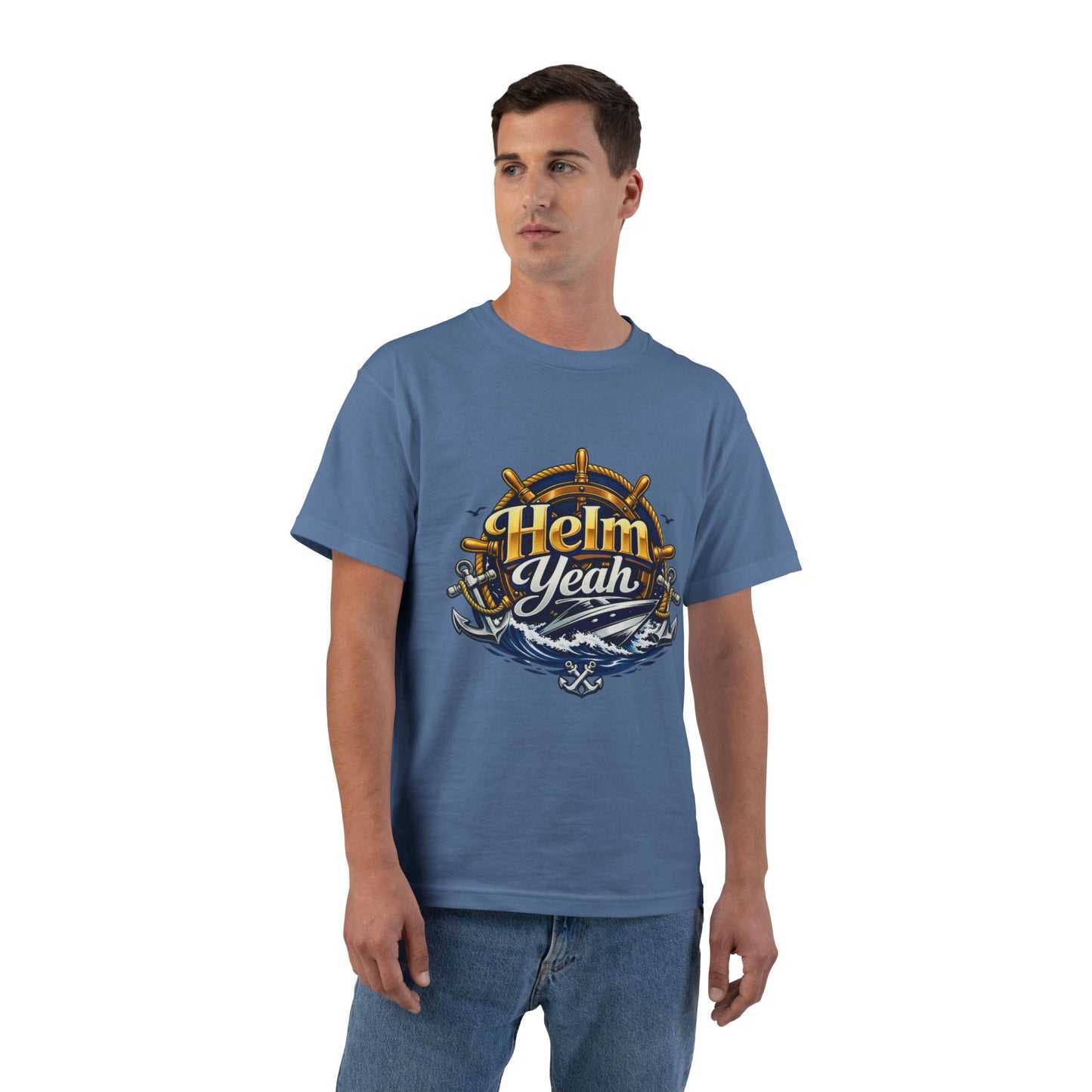 Helm Yeah Men's Short-Sleeve Crewneck Tee