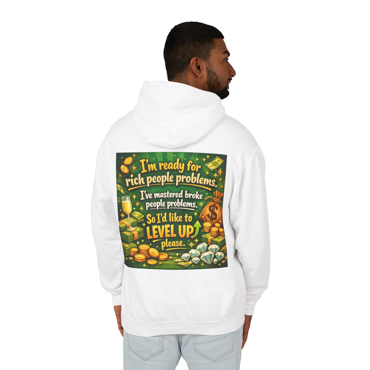 Level Up Unisex Lightweight Hoodie