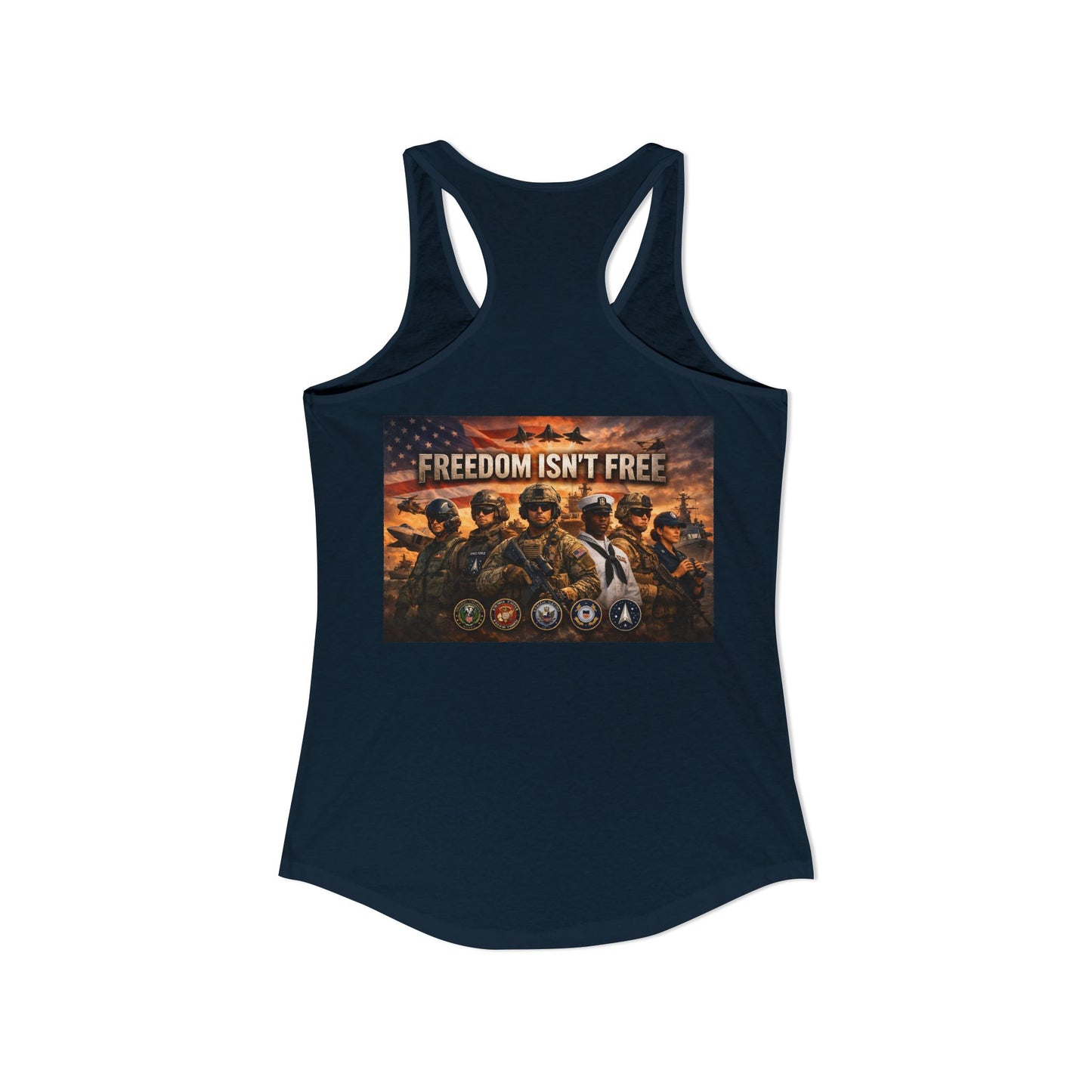 Freedom Isn't Free Women's Racerback Tank