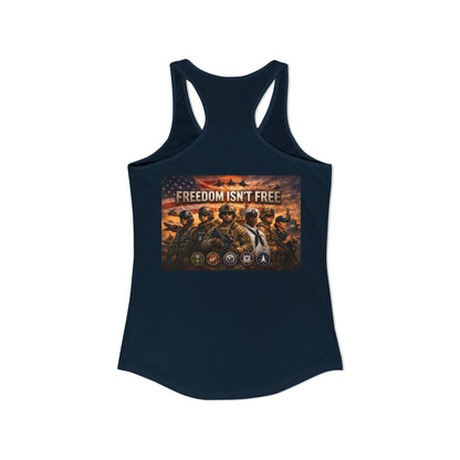 Freedom Isn't Free Women's Racerback Tank