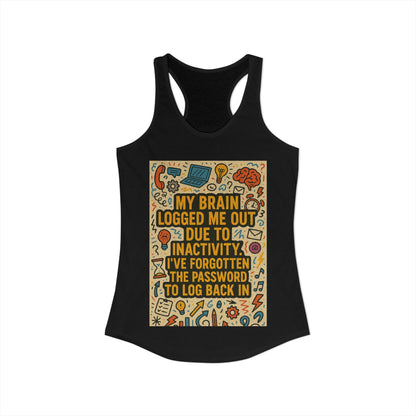 Logged Out Women's Racerback Tank