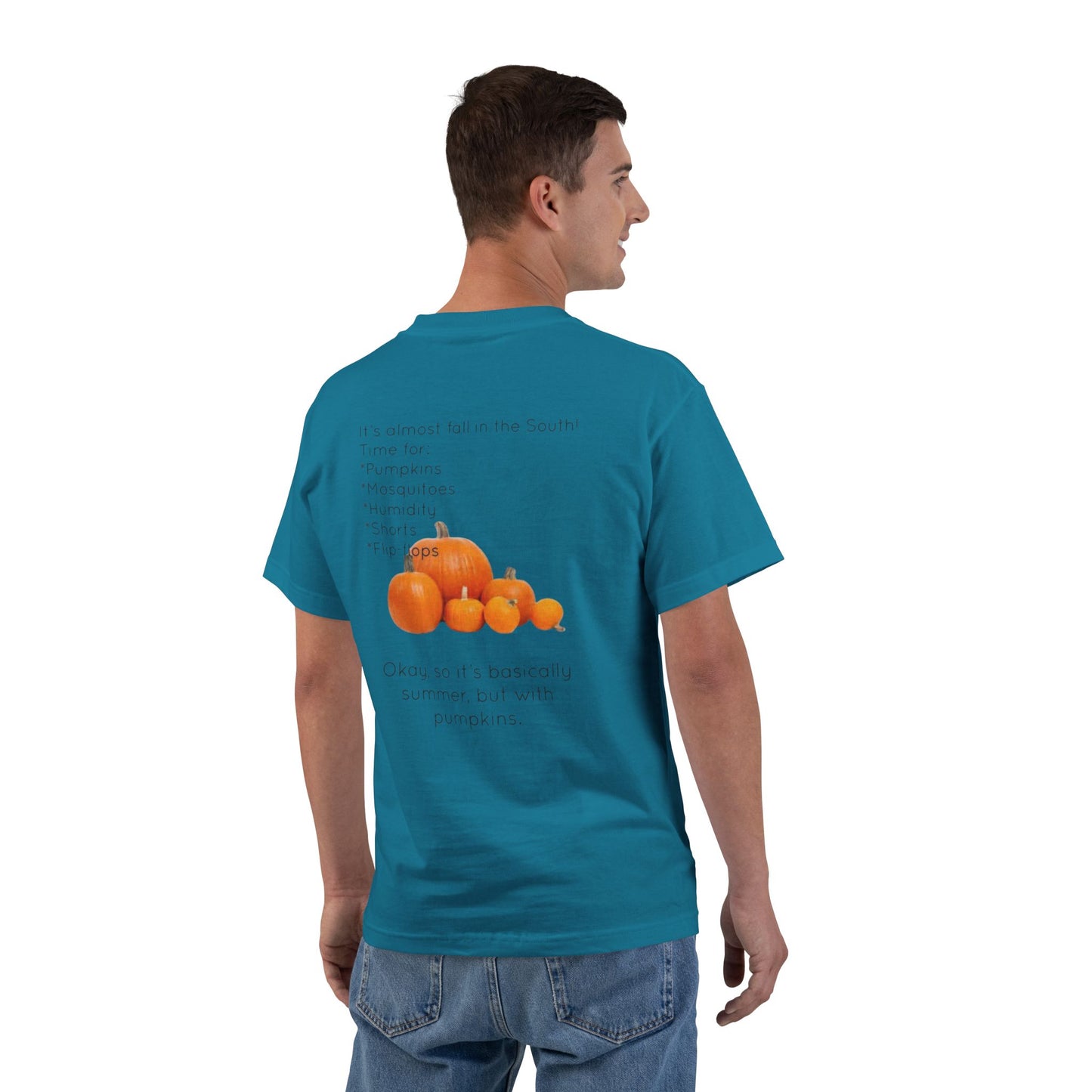 Fall In The South Men's Short-Sleeve Crewneck Tee