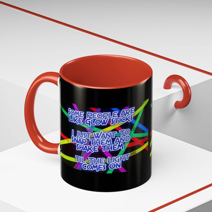 Glow Sticks 2-Tone Coffee Mug