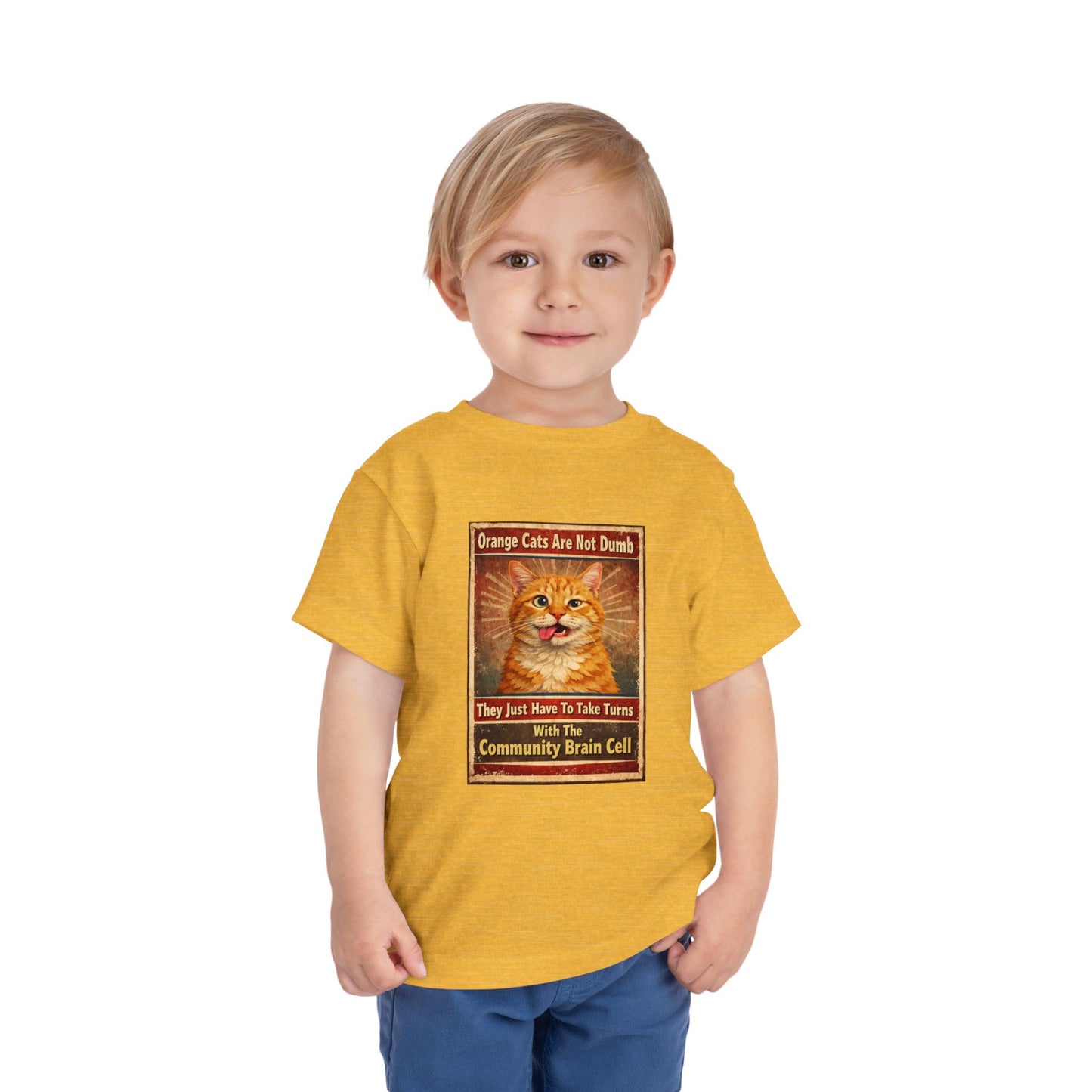 Community Brain Cell Toddler Unisex Short Sleeve Crewneck Tee