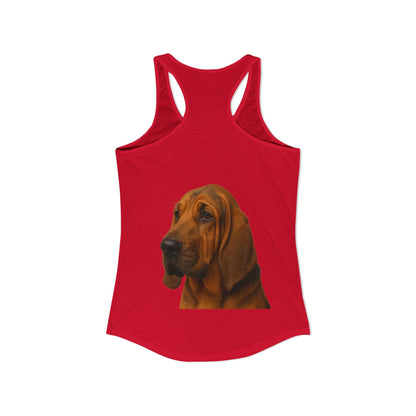 Bloodhound Head Women's Racerback Tank