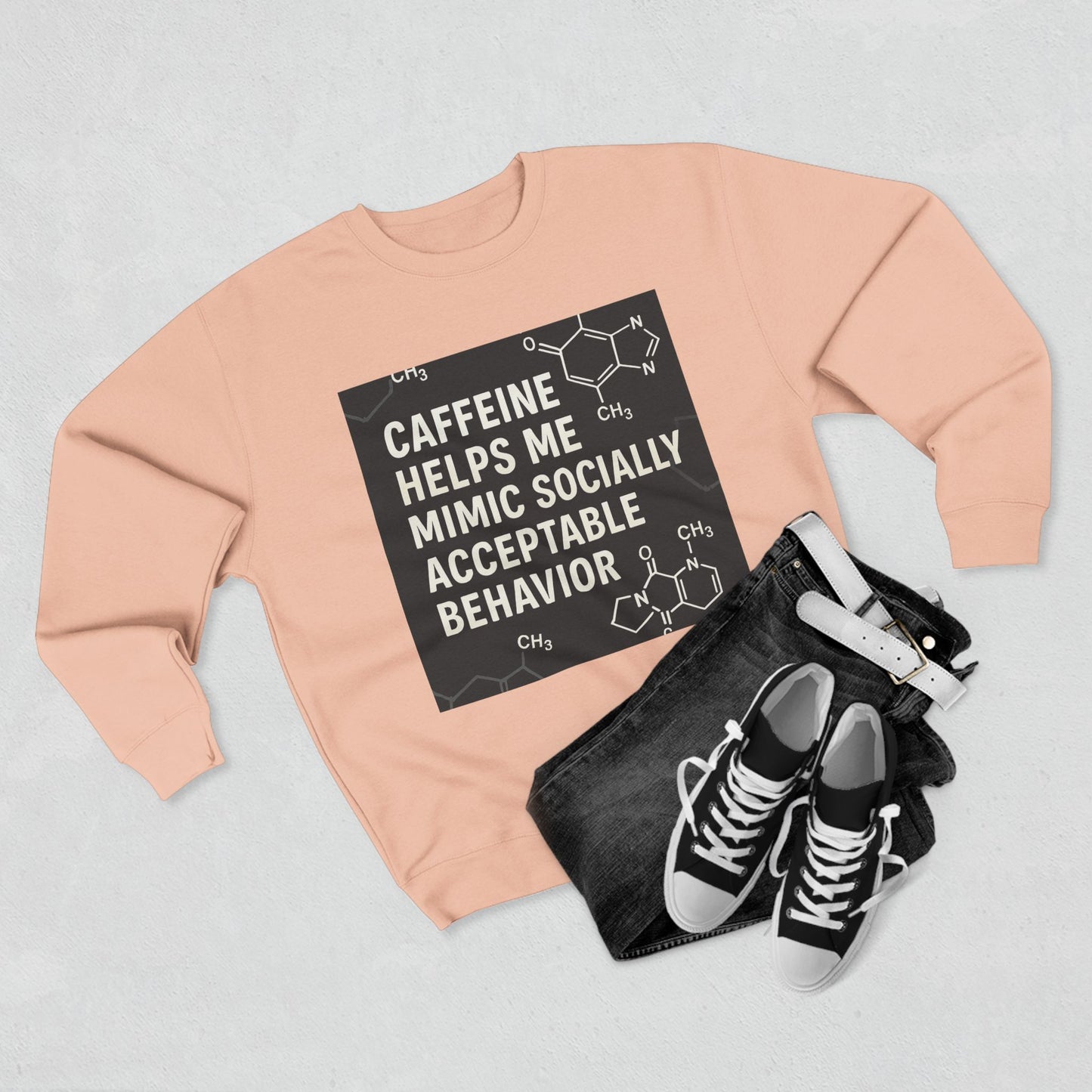 Socially Acceptable Unisex Crewneck Sweatshirt