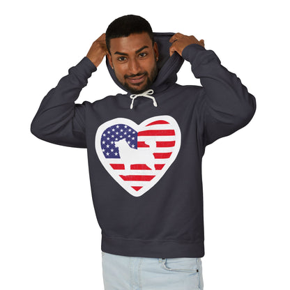 Malamute Flag Unisex Lightweight Hoodie