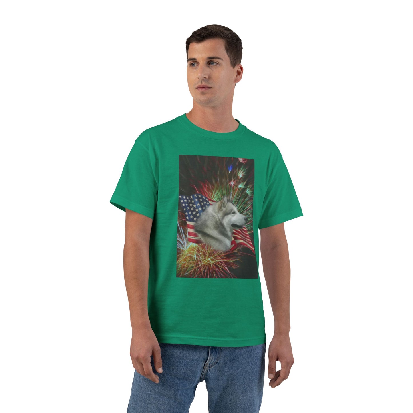 American Malamute Men's Short-Sleeve Crewneck Tee