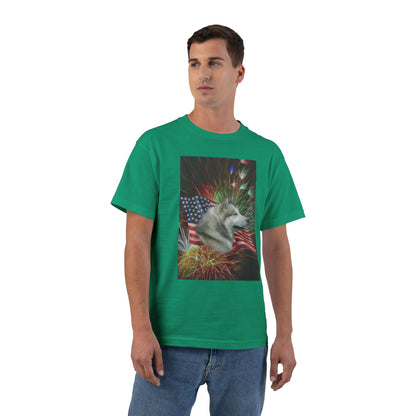 American Malamute Men's Short-Sleeve Crewneck Tee