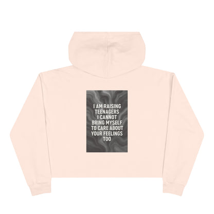 Raising Teenagers Women's Crop Hoodie