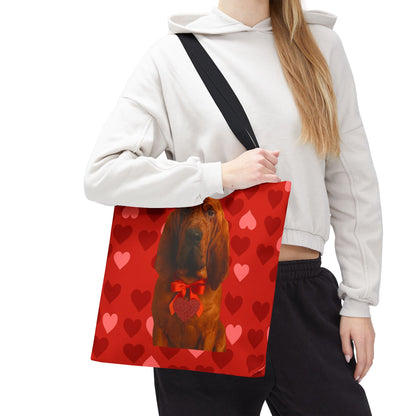 Cupid's Companion Bloodhound Tote Bag