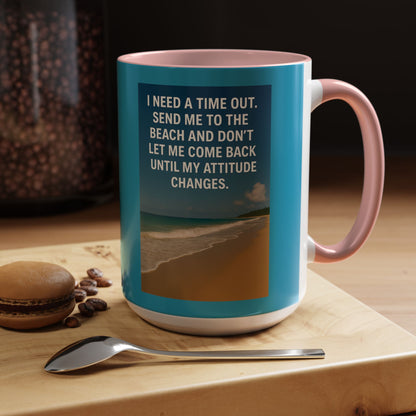 Time Out 2-Tone Coffee Mug