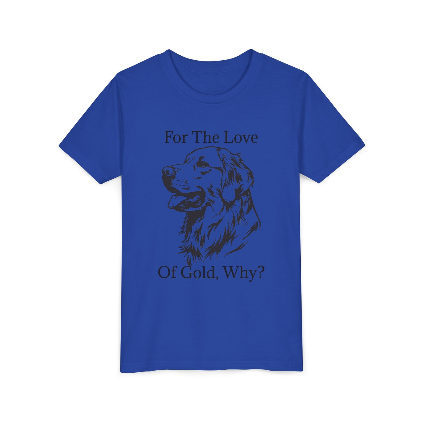 For The Love Of Gold Youth Unisex Short Sleeve Crewneck Tee