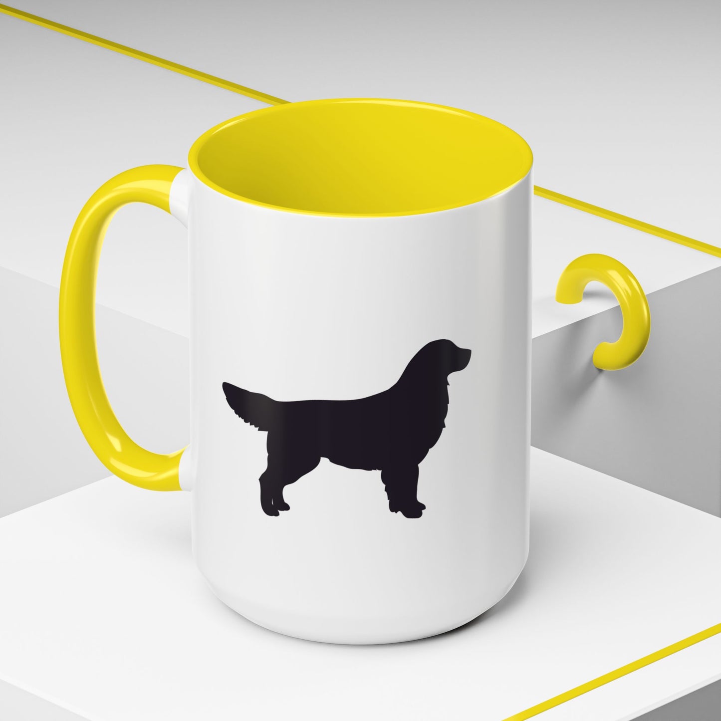Golden Silhouette 2-Tone Coffee Mug