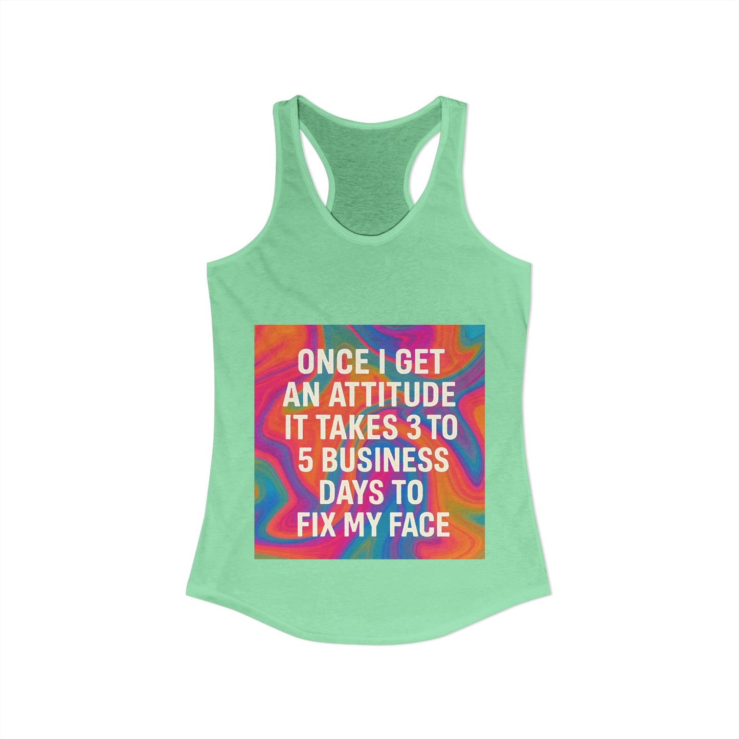 Fix My Face Women's Racerback Tank
