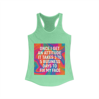 Fix My Face Women's Racerback Tank