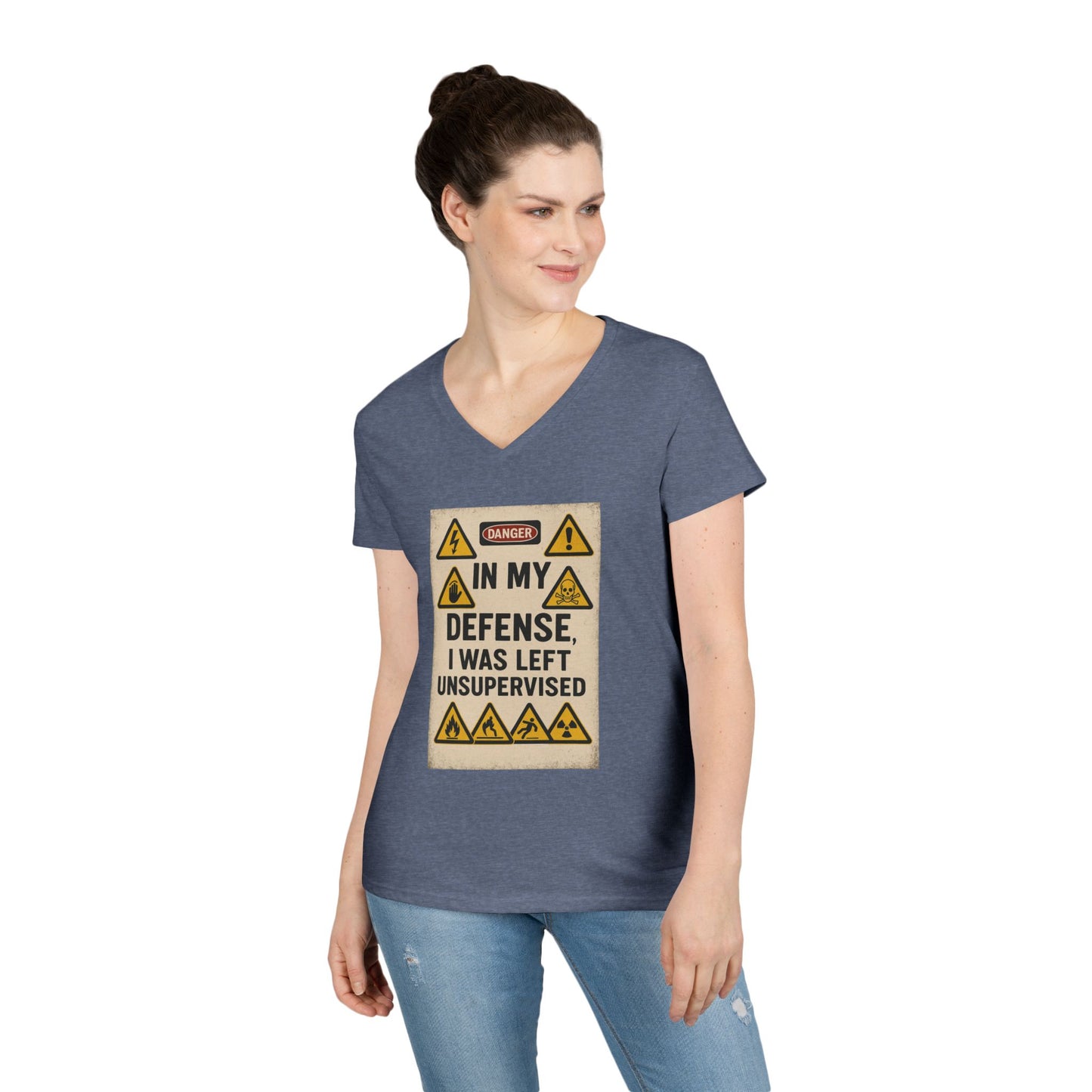Unsupervised Women's V-Neck T-Shirt