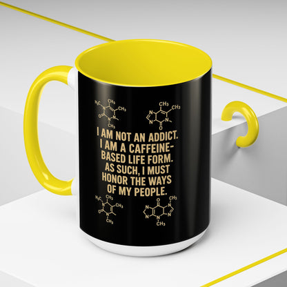 Not An Addict 2-Tone Coffee Mug