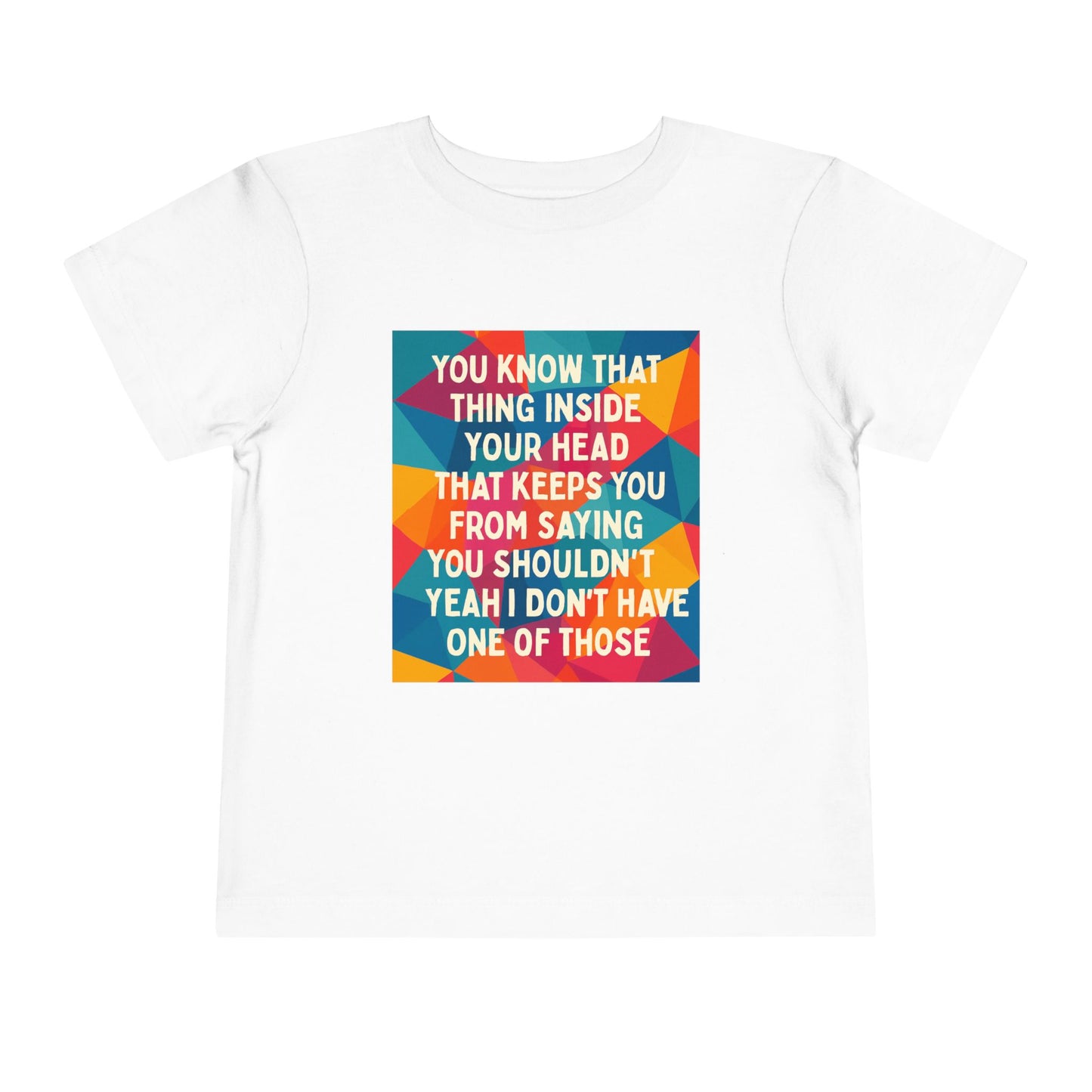 No Filter Toddler Unisex Short Sleeve Crewneck Tee