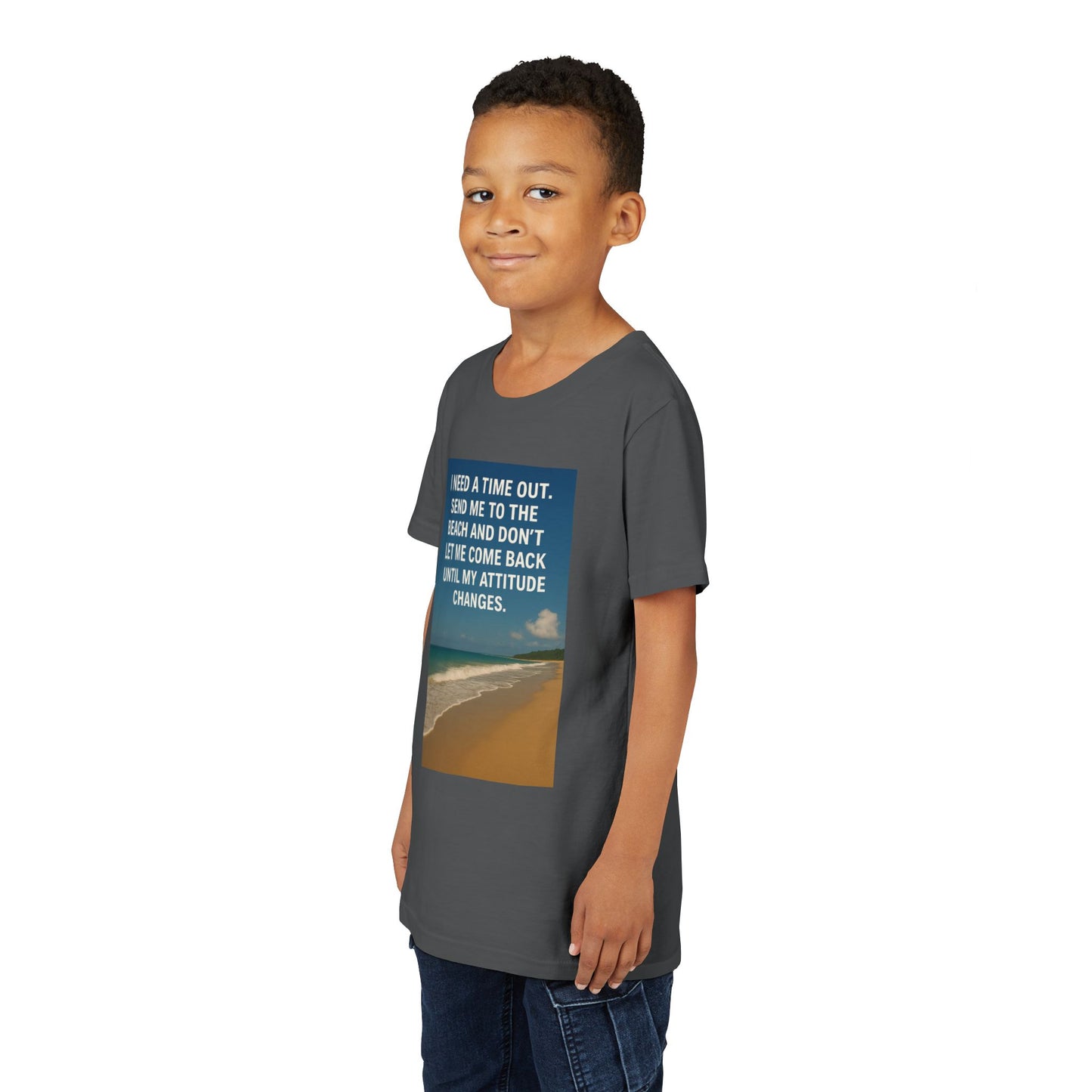 Time Out Youth Unisex Short Sleeve Crewneck Tee