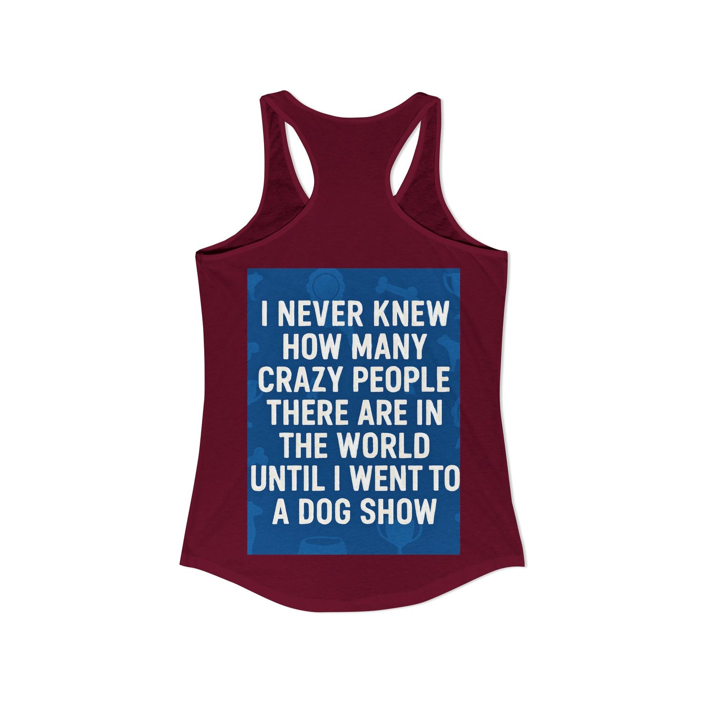 Never Knew Women's Racerback Tank