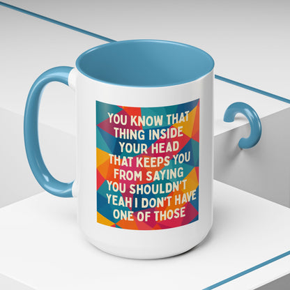 No Filter 2-Tone Coffee Mug