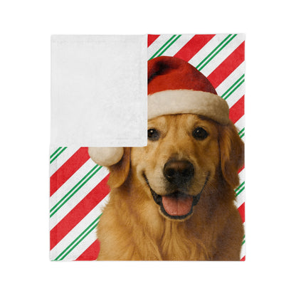Santa Paws Golden Velveteen Microfiber Blanket