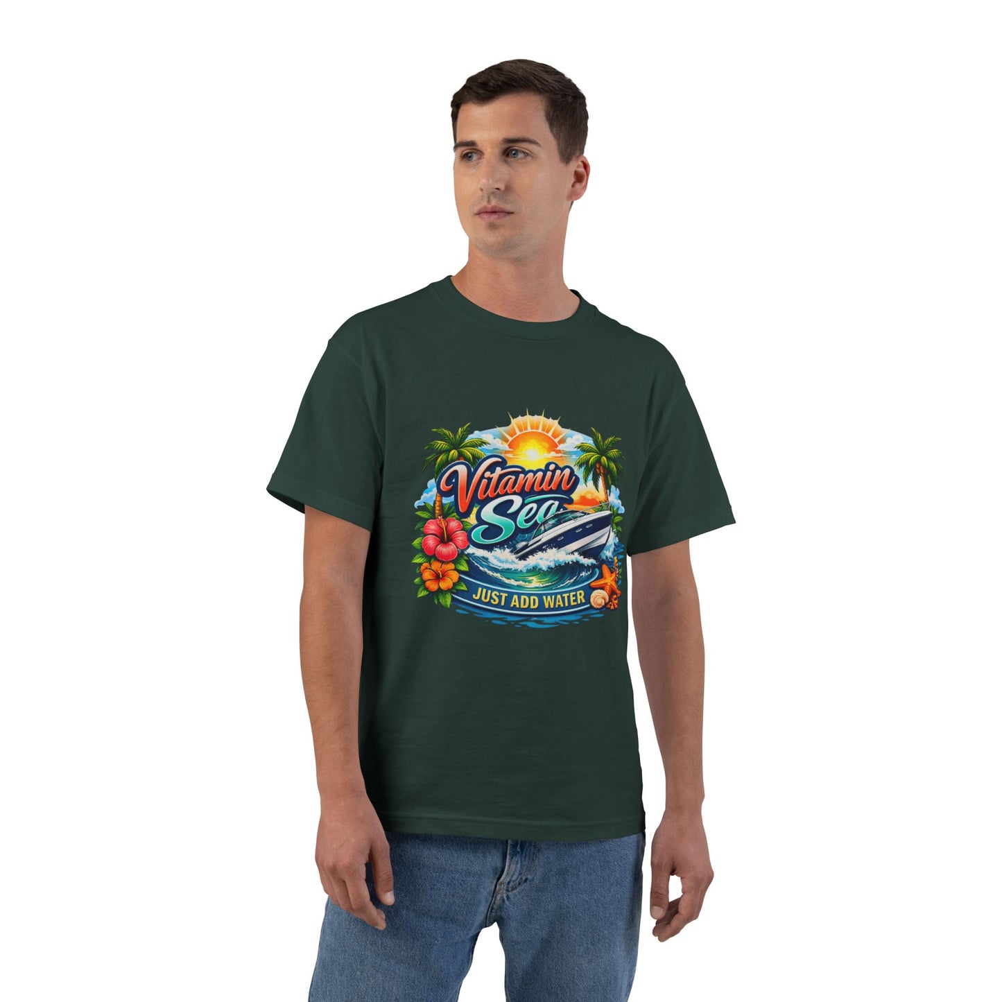 Vitamin Sea Men's Short-Sleeve Crewneck Tee