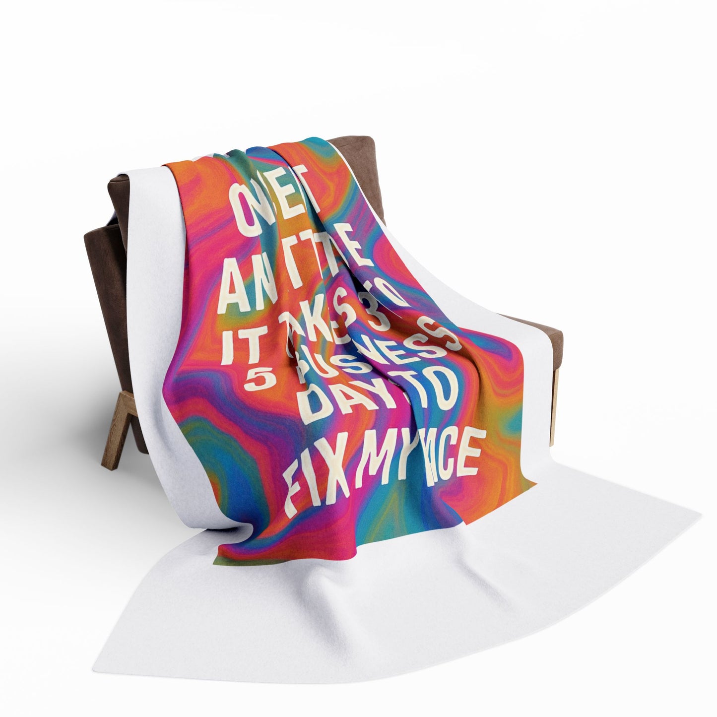 Fix My Face Arctic Fleece Blanket