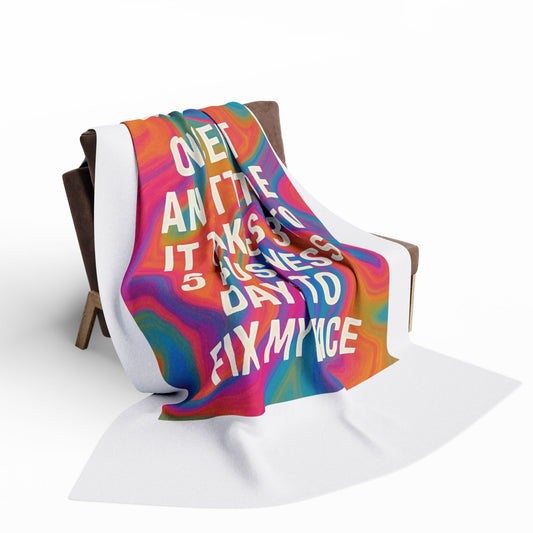 Fix My Face Arctic Fleece Blanket