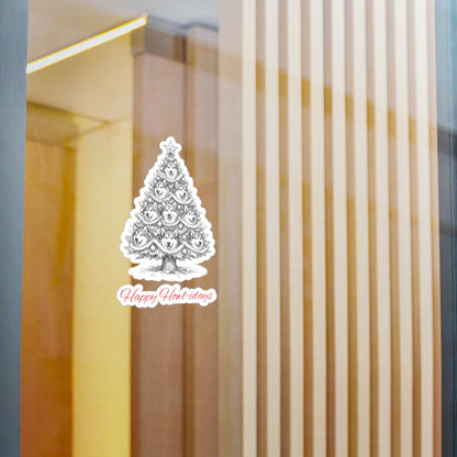 Happy Howl-idays Vinyl Decal
