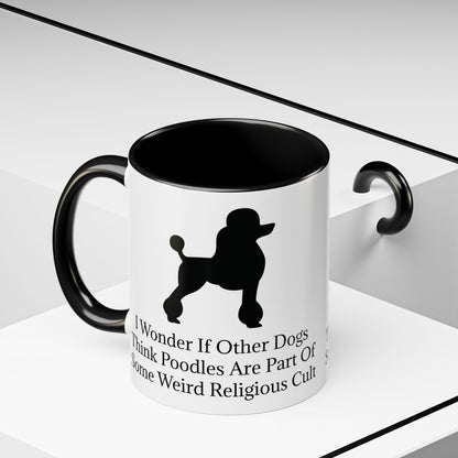 I Wonder 2-Tone Coffee Mug