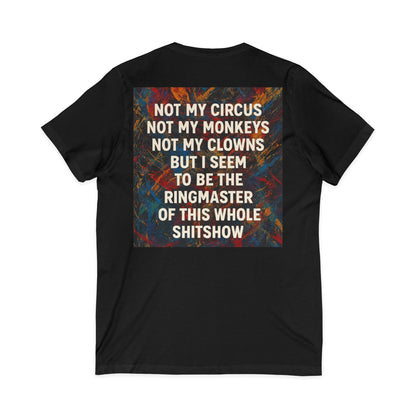 Ringmaster Unisex Short Sleeve V-Neck Tee