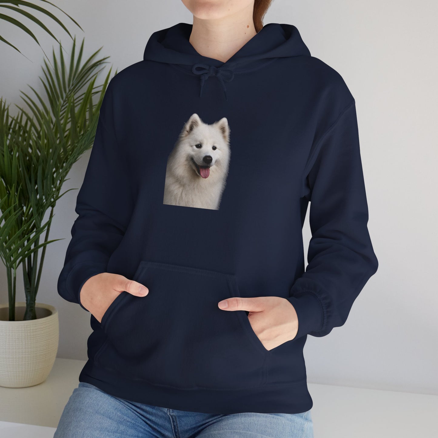 Samoyed Head Unisex Hoodie