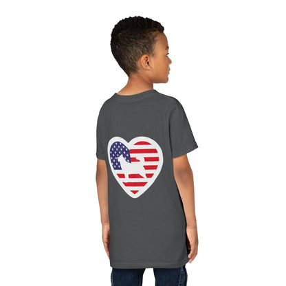 Malamute Flag Youth Unisex Short Sleeve Crewneck Tee