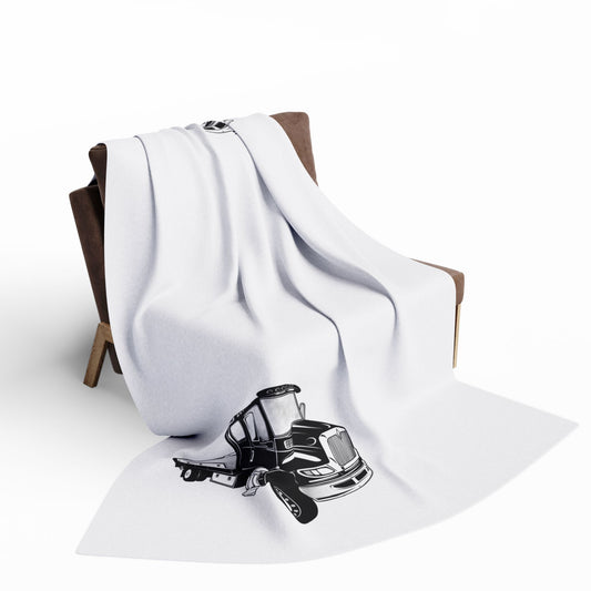 Flatbed Tow Truck Arctic Fleece Blanket