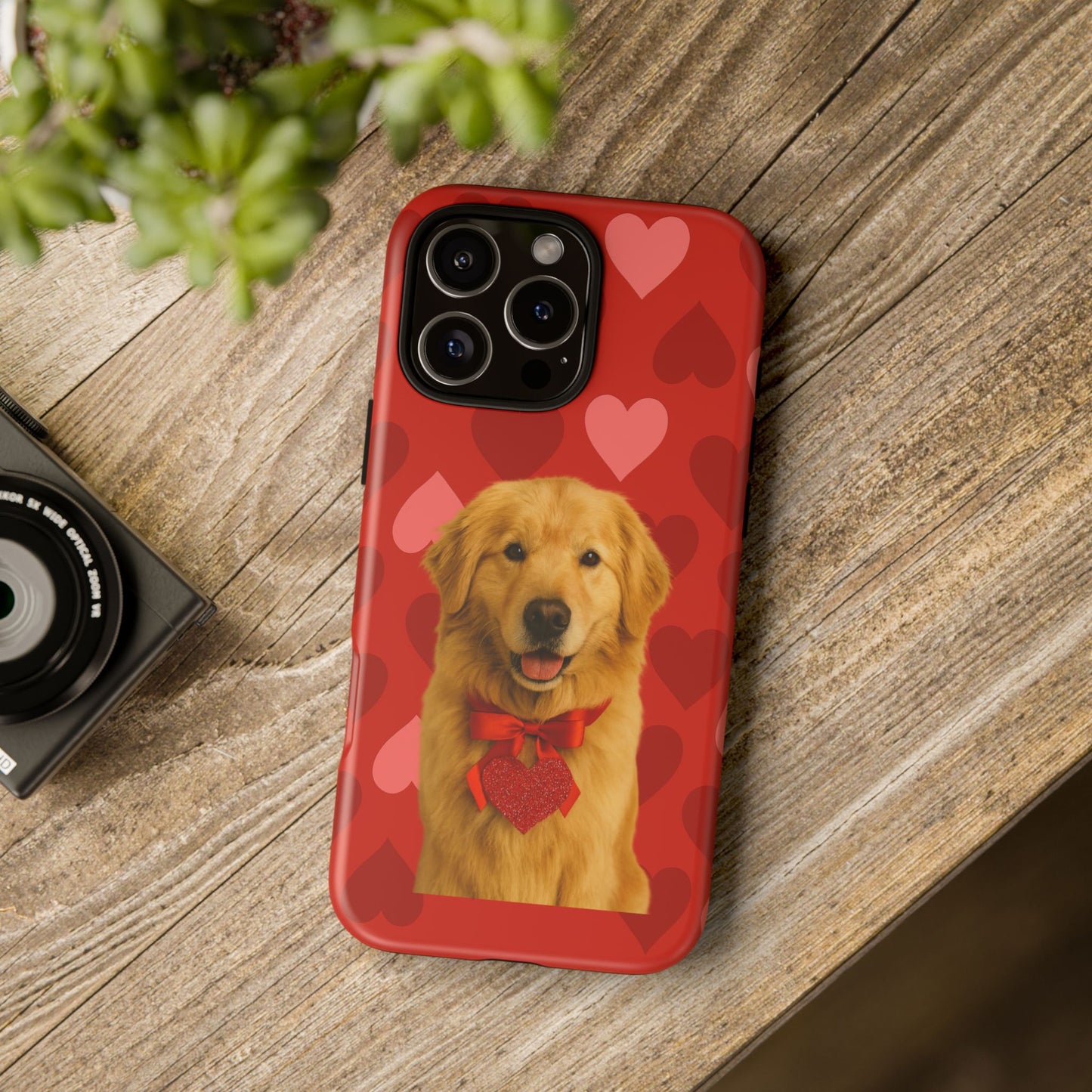 Cupid's Companion Golden iPhone Case