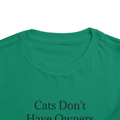 Cat Minions Toddler Unisex Short Sleeve Crewneck Tee