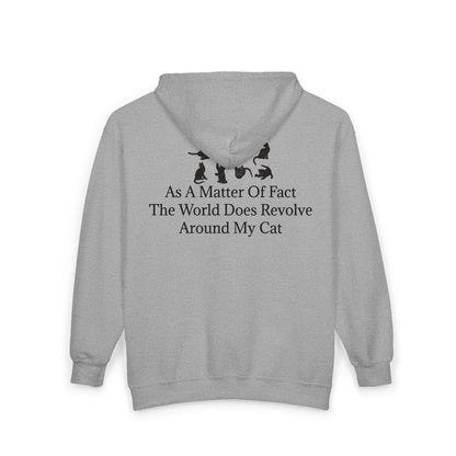 Matter Of Fact Cat Unisex Full Zip Hoodie