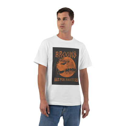 Brooms Are For Amateurs Men's Short-Sleeve Crewneck Tee