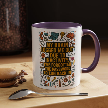 Logged Out 2-Tone Coffee Mug