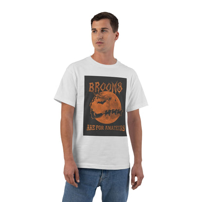 Brooms Are For Amateurs Men's Short-Sleeve Crewneck Tee