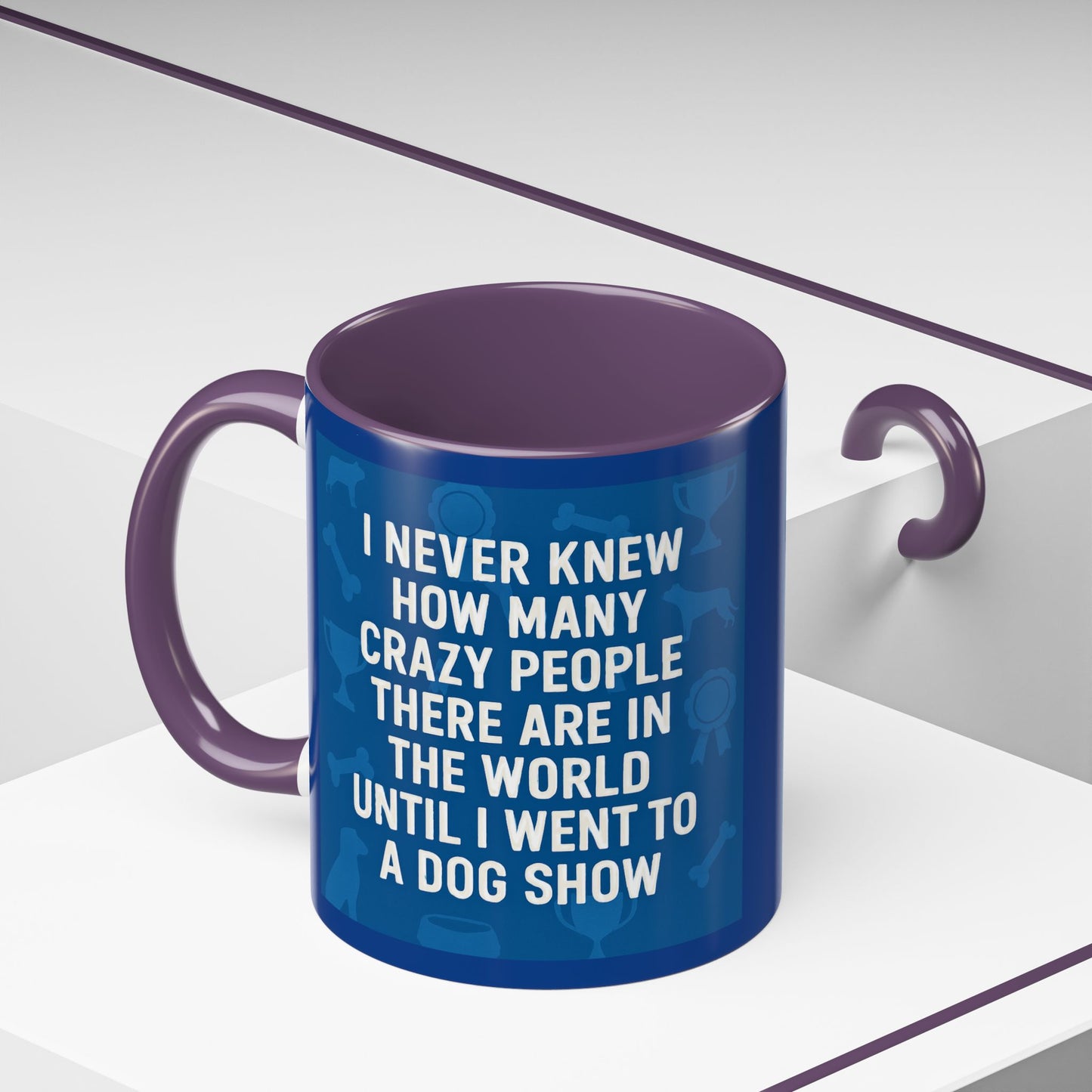 Never Knew 2-Tone Coffee Mug