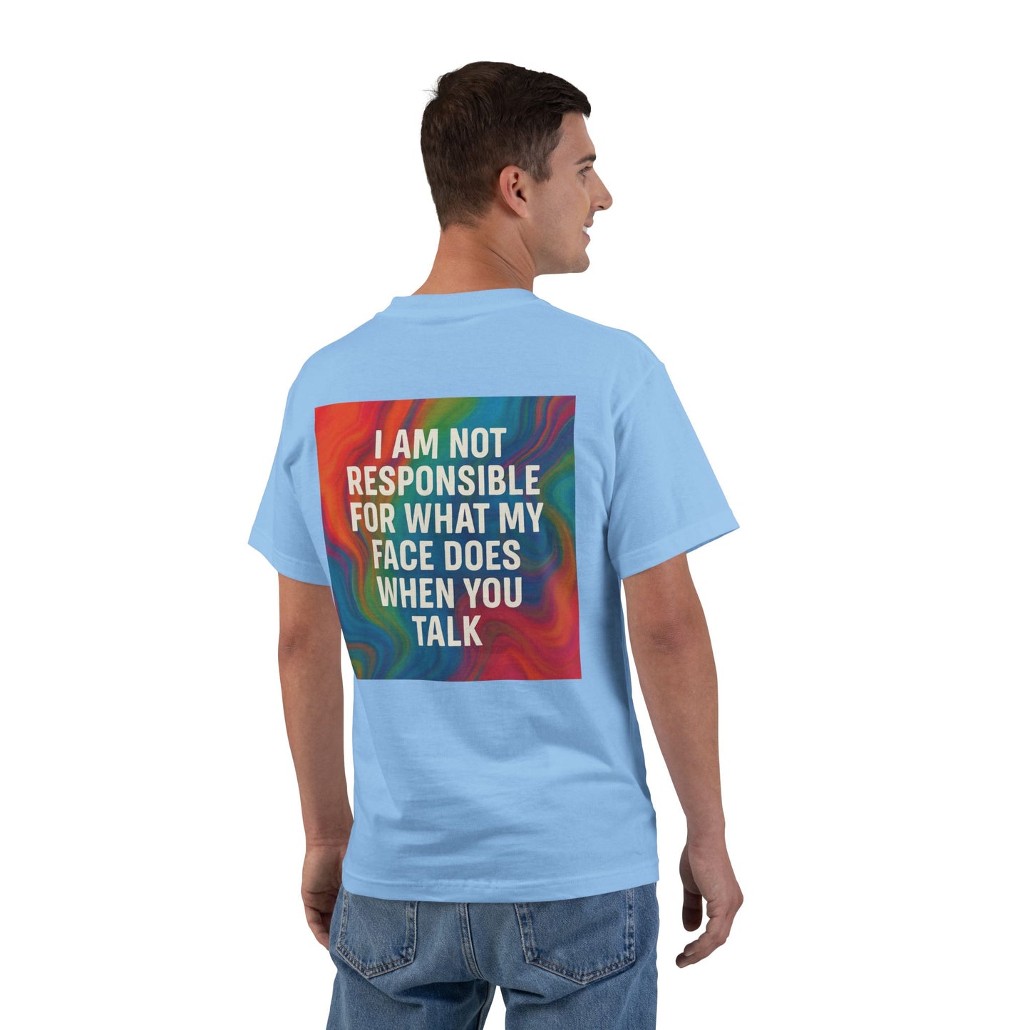 When You Talk Men's Short-Sleeve Crewneck Tee