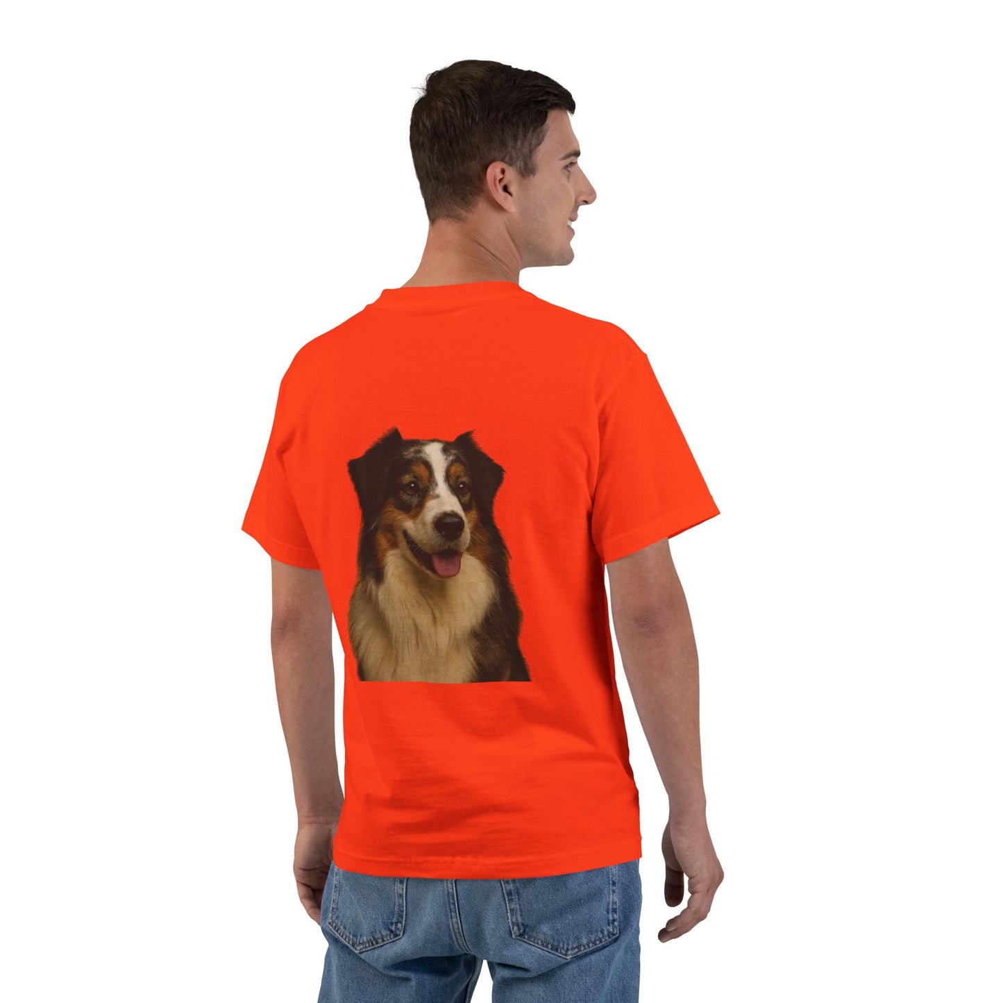 Aussie Head Men's Short-Sleeve Crewneck Tee